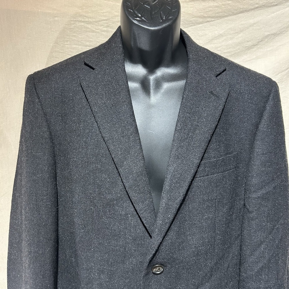 Lauren Ralph Lauren Mens 38S Blazer Suit Jacket Grey 100% Wool